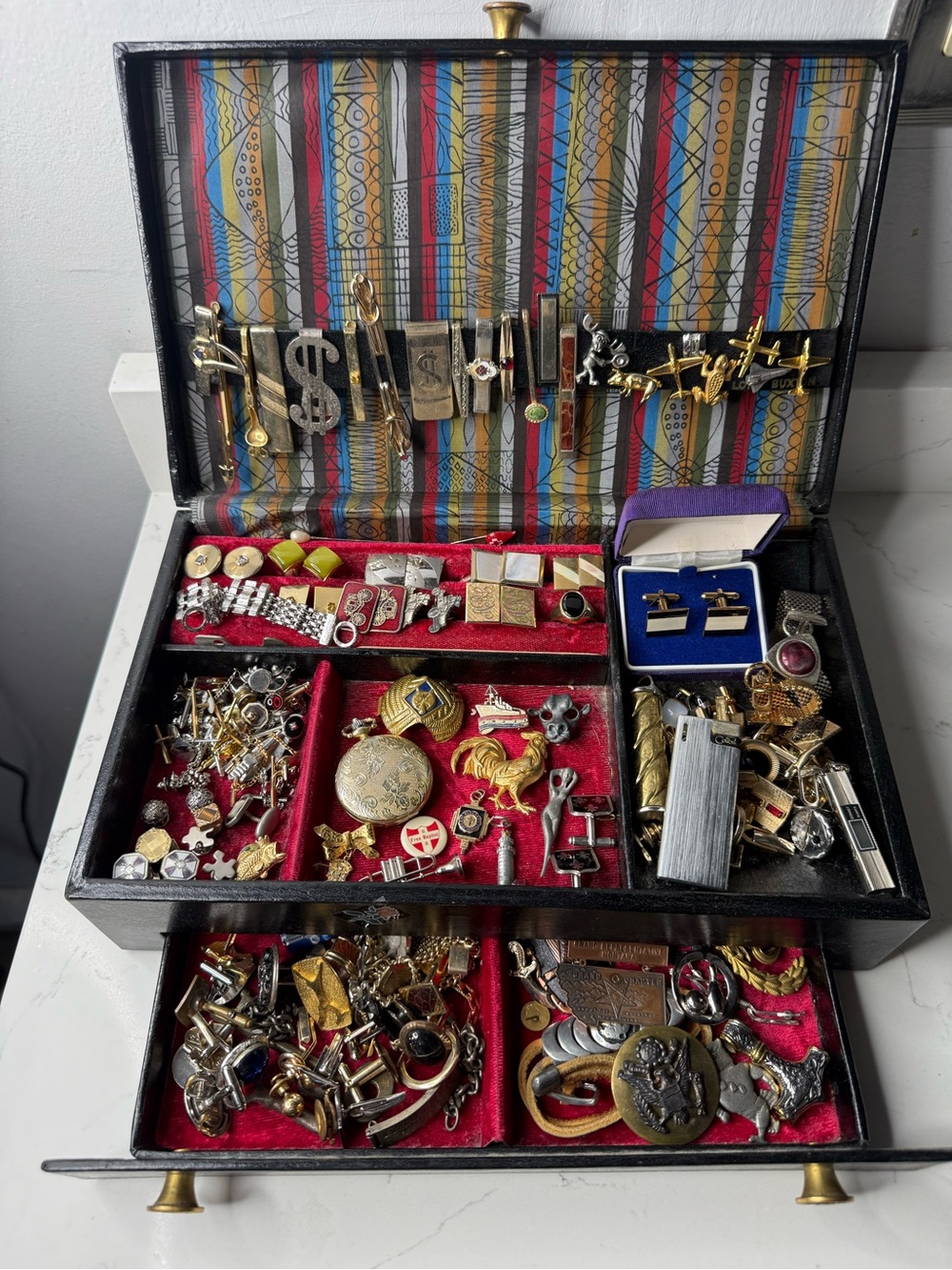 Mens vintage accessories/jewelry ALL COSTUME